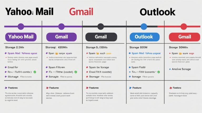 Email Providers Compared: Comprehensive Insight Into Yahoo Gmail and Outlook