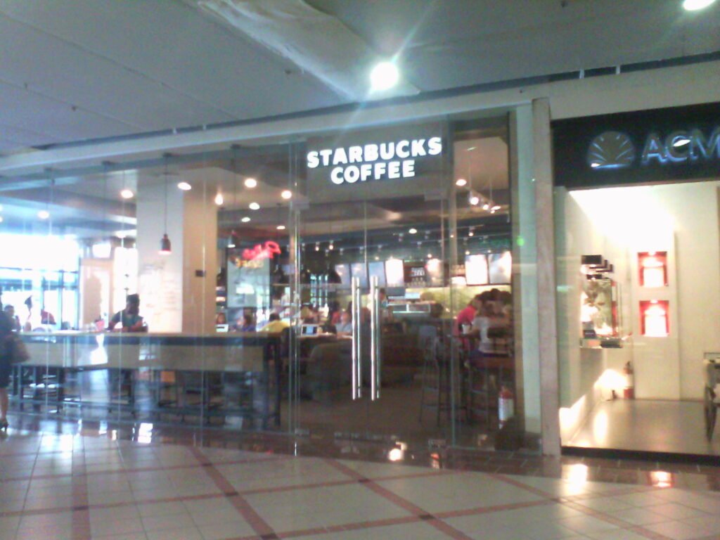 A Starbucks storefront exterior